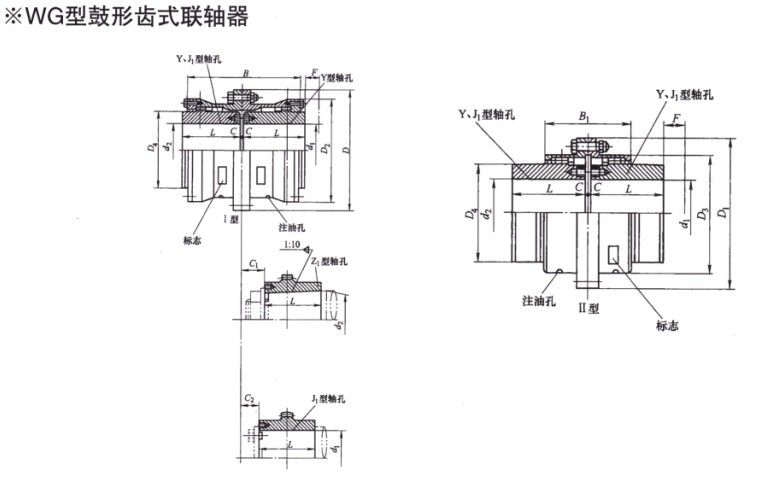 WG型鼓形齿式联轴器